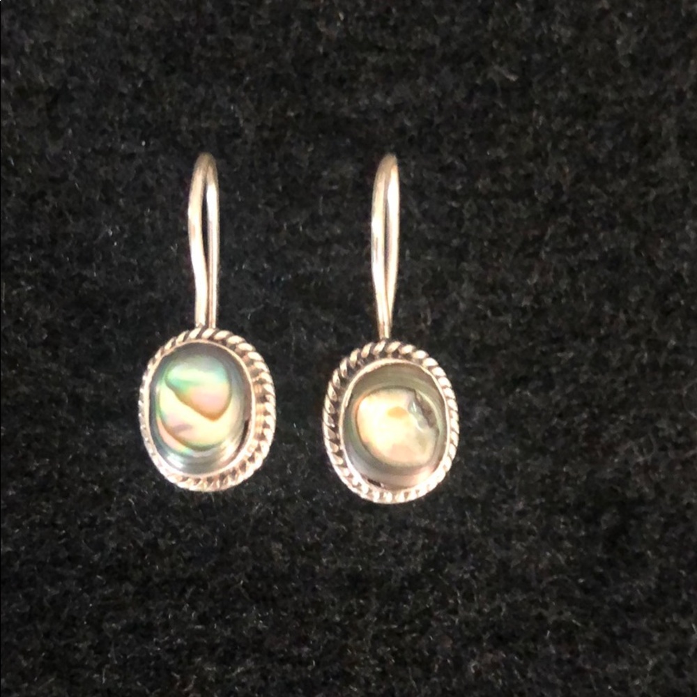 Iridescent earrings